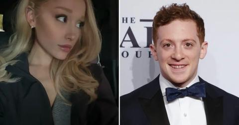 ariana grande ethan slater broadway opening night spamalot