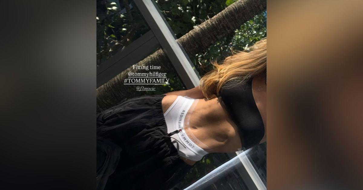 brooks nader underwear flaunts toned abs photos