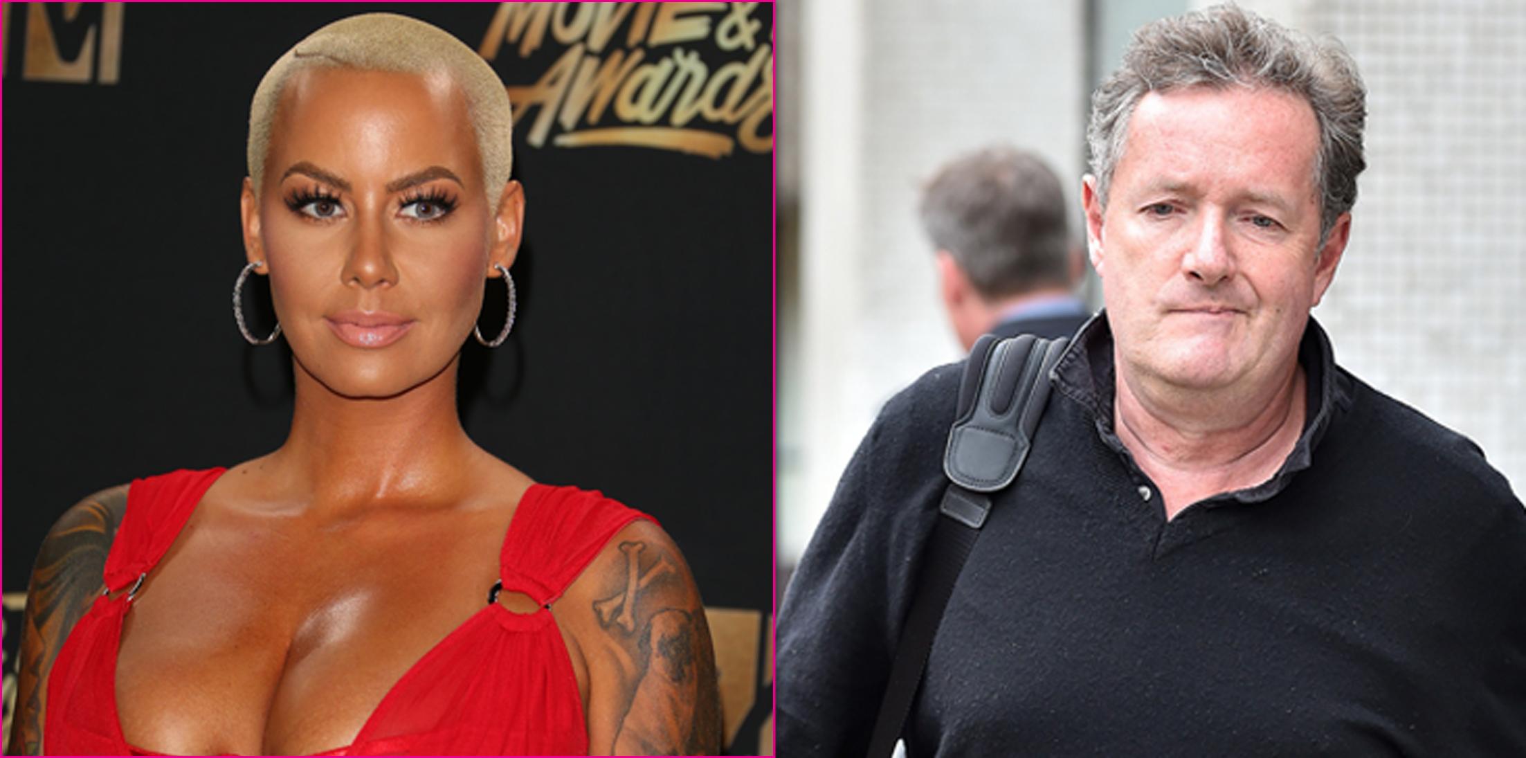 Amber rose pierce morgan got into an epic twitter battle hero