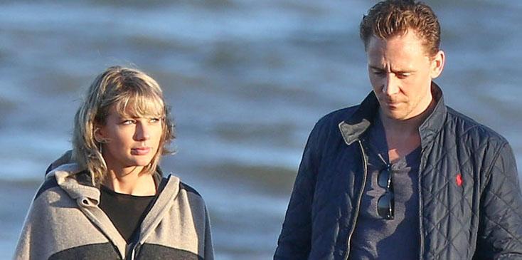 Exclusive&#8230; Taylor Swift &amp; Tom Hiddleston Go For A Romantic Beach Walk In The UK **NO USE W/O PRIOR AGREEMENT CALL FOR PRICING***