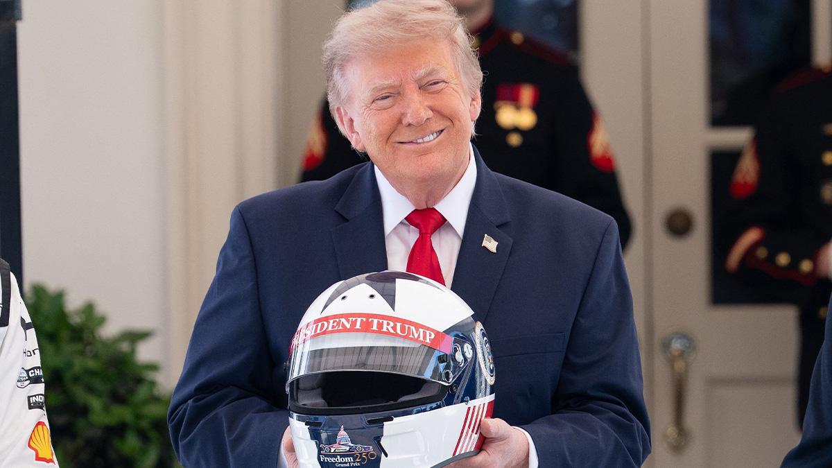 Photo of The POTUS previously made fun of politician's who wore helmets.