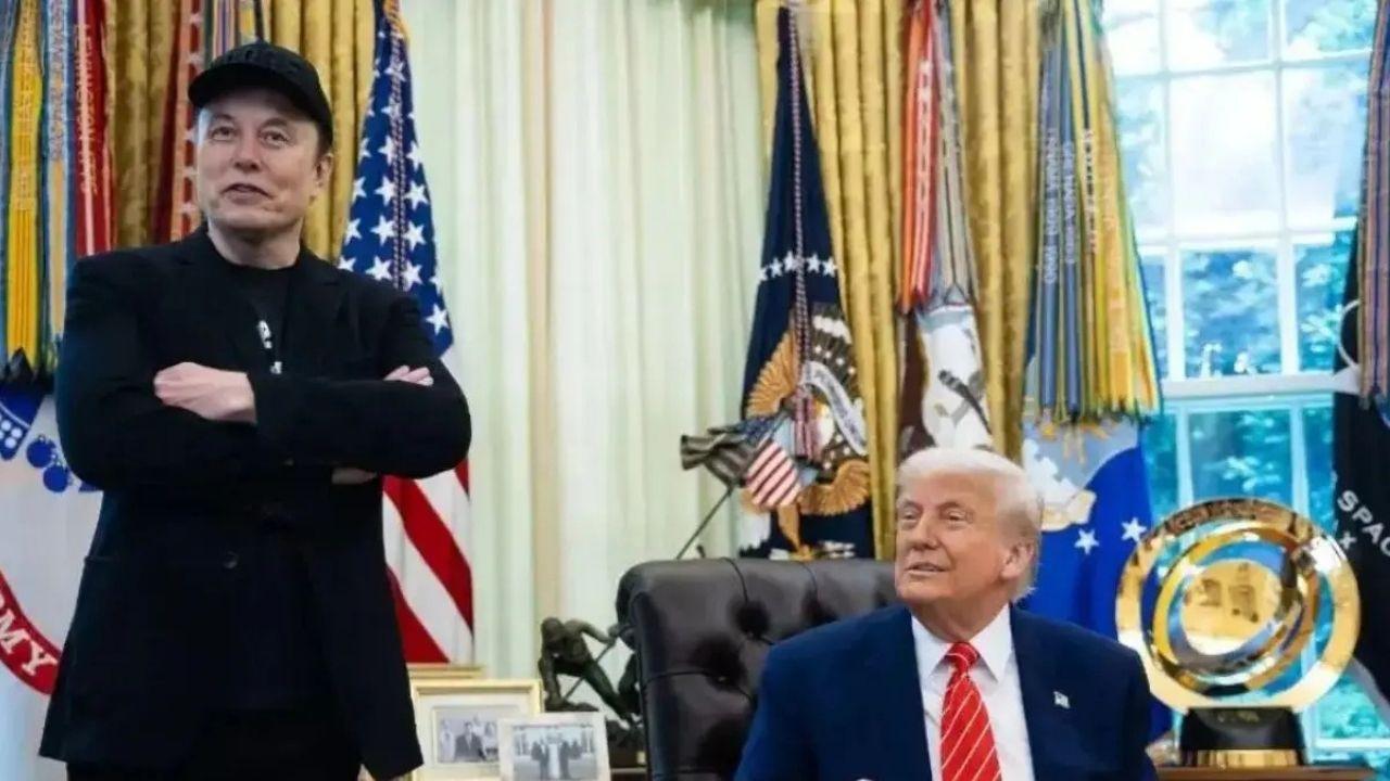 Image of Elon Musk had already started disagreeing with core Trump administration members before DOGE being dismantled.