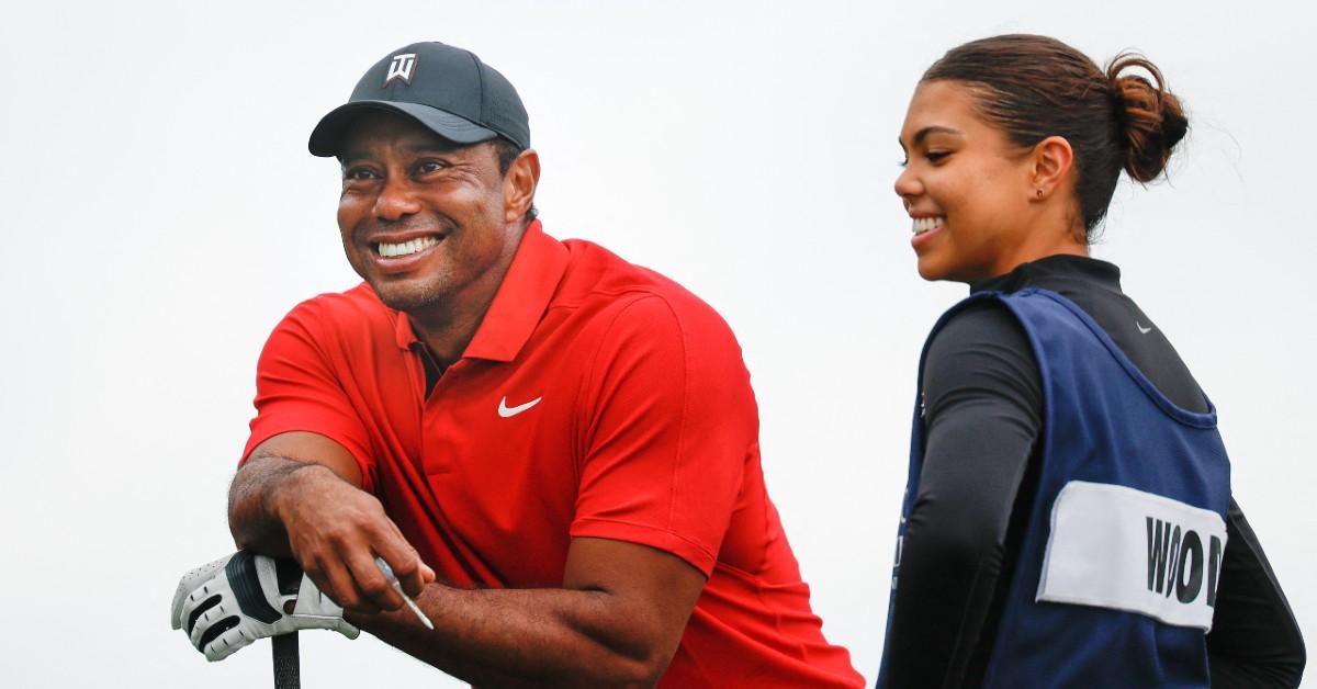 tiger woods develop rapport daughter golf took daddy away pp