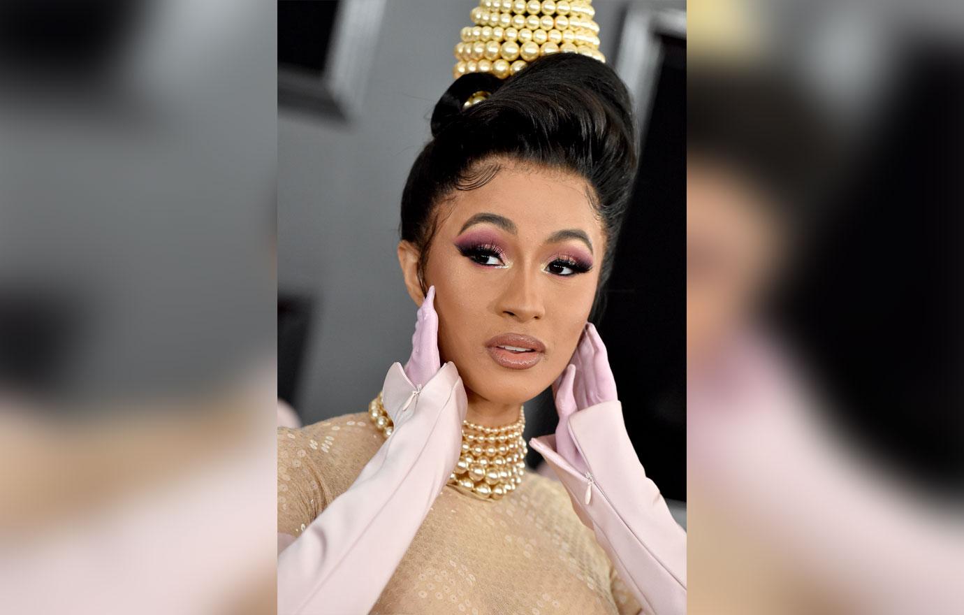 Cardi B attends the 61st Annual GRAMMY Awards