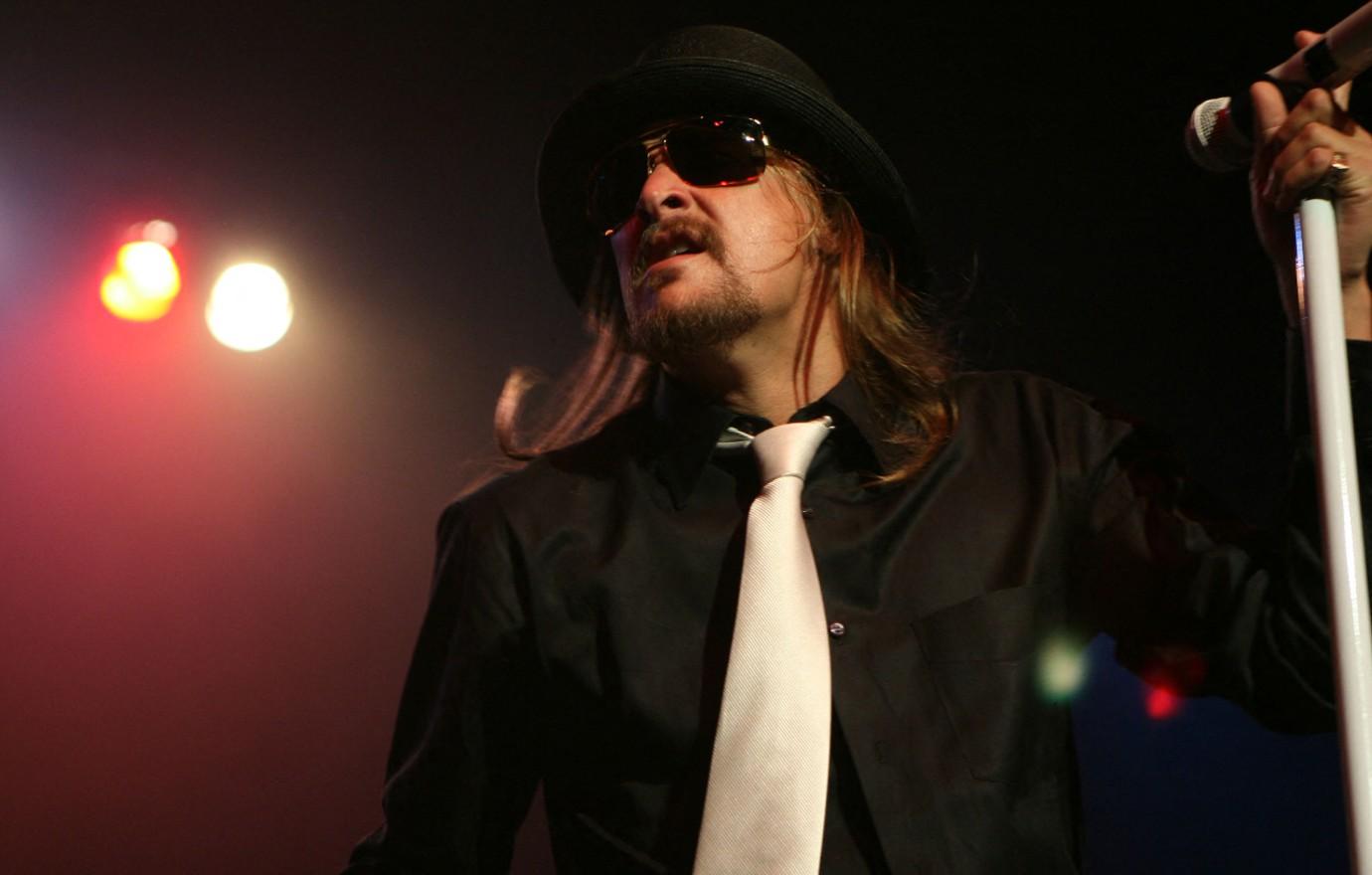 kid rock waves gun in reporters face screams september