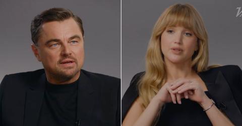 Photo of Jennifer Lawrence and Leonardo DiCaprio