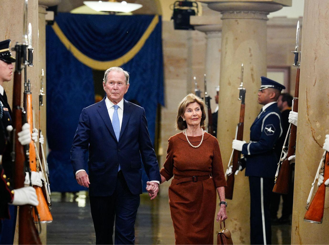 Photo of George and Laura Bush