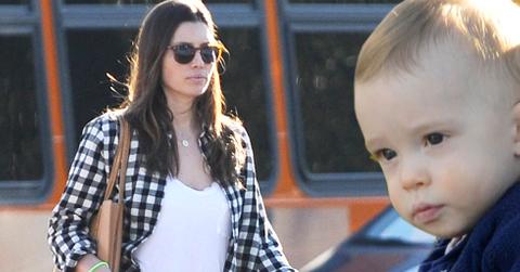 Jessica biel shopping lunch baby silas 06