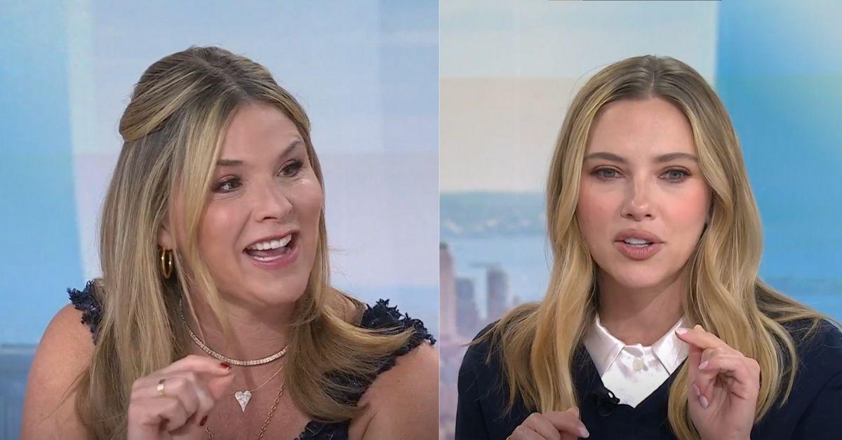 Composite Photos of Scarlett Johansson and Jenna Bush Hager