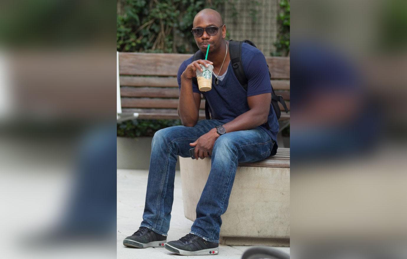 dave chappelle drinking coffee NYC