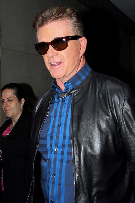 Alan Thicke wears shades after an appearance on ‘The Today Show’ **USA ONLY**