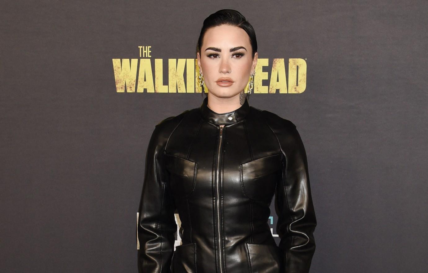 Demi Lovato Shows Off Flawless Skin With Sultry Snap