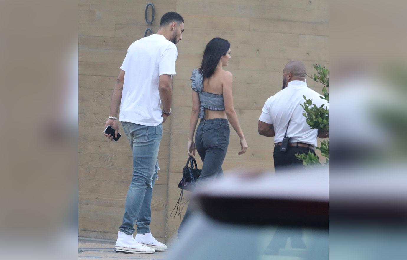 EXCLUSIVE: Kendall Jenner and new boyfriend Ben Simmons at Nobu