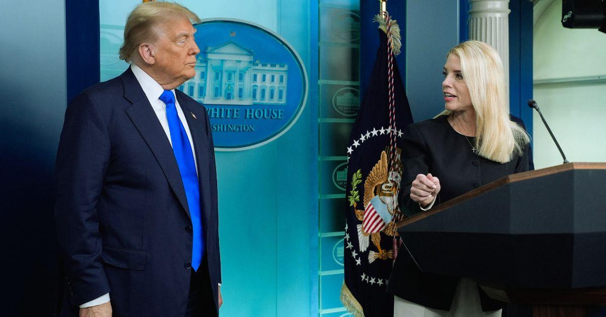 photo of Pam Bondi claimed she had possession of the Epstein files in February