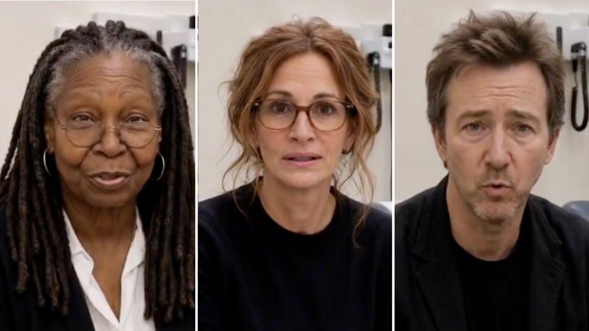 Image of The clip featured fake celebrity likenesses praising his treatment for ‘Trump Derangement Syndrome.’