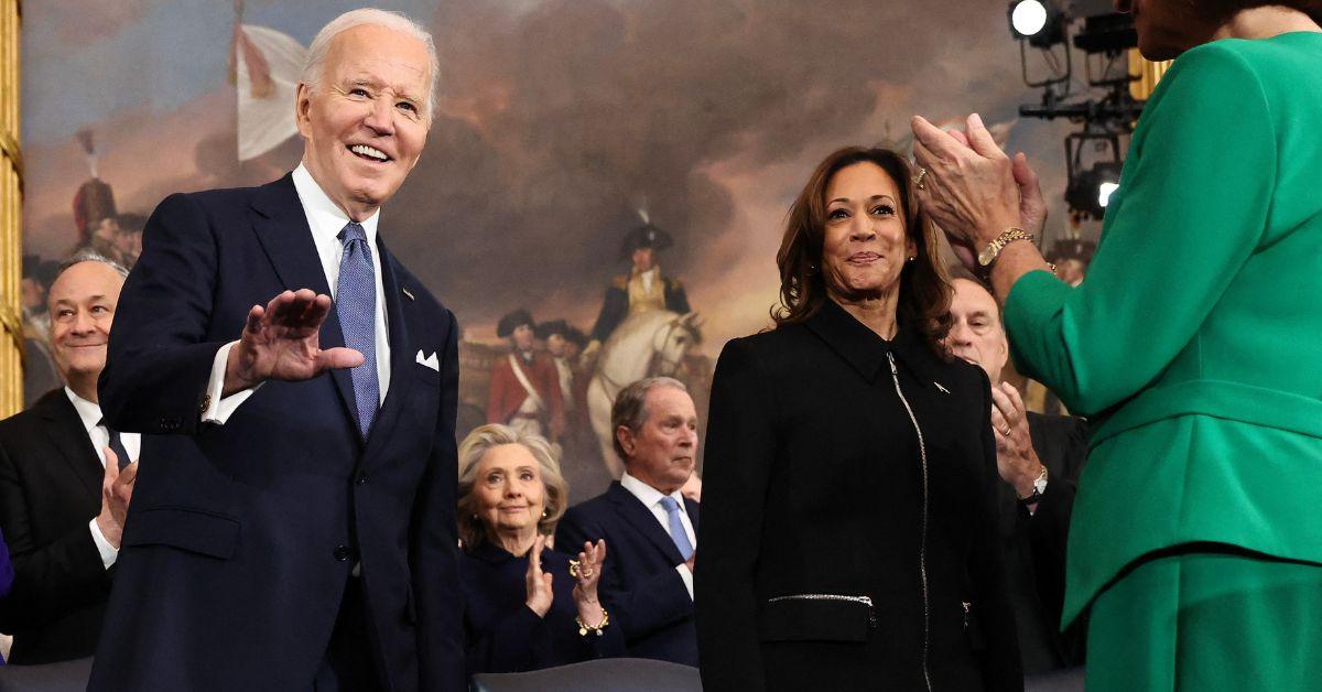 photo of Kamala Harris wrote that Joe Biden's age was reflected in his 'physical and verbal stumbles'