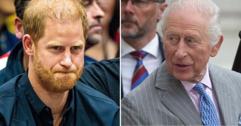 photo of Prince Harry and King Charles