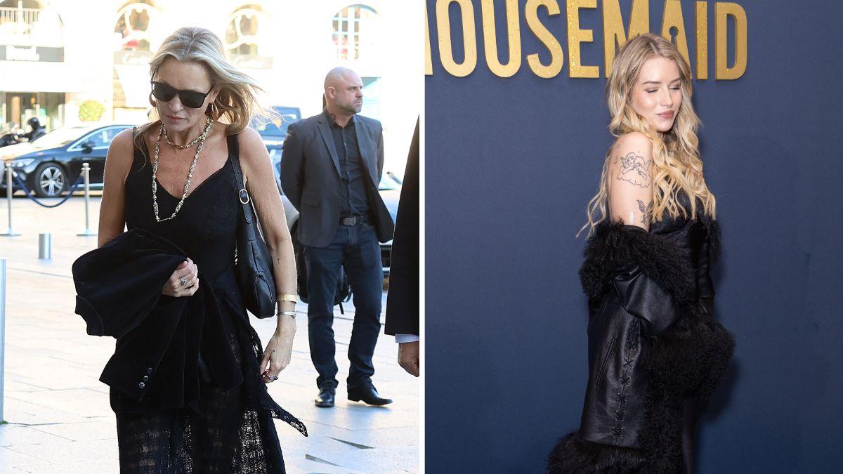 Image of Kate Moss has reportedly taken a watchful stance on Lottie Moss.