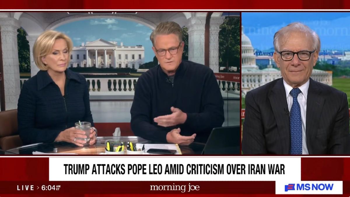 image of Joe Scarborough wondered if the president is trying to 'distract' from the Iran war.
