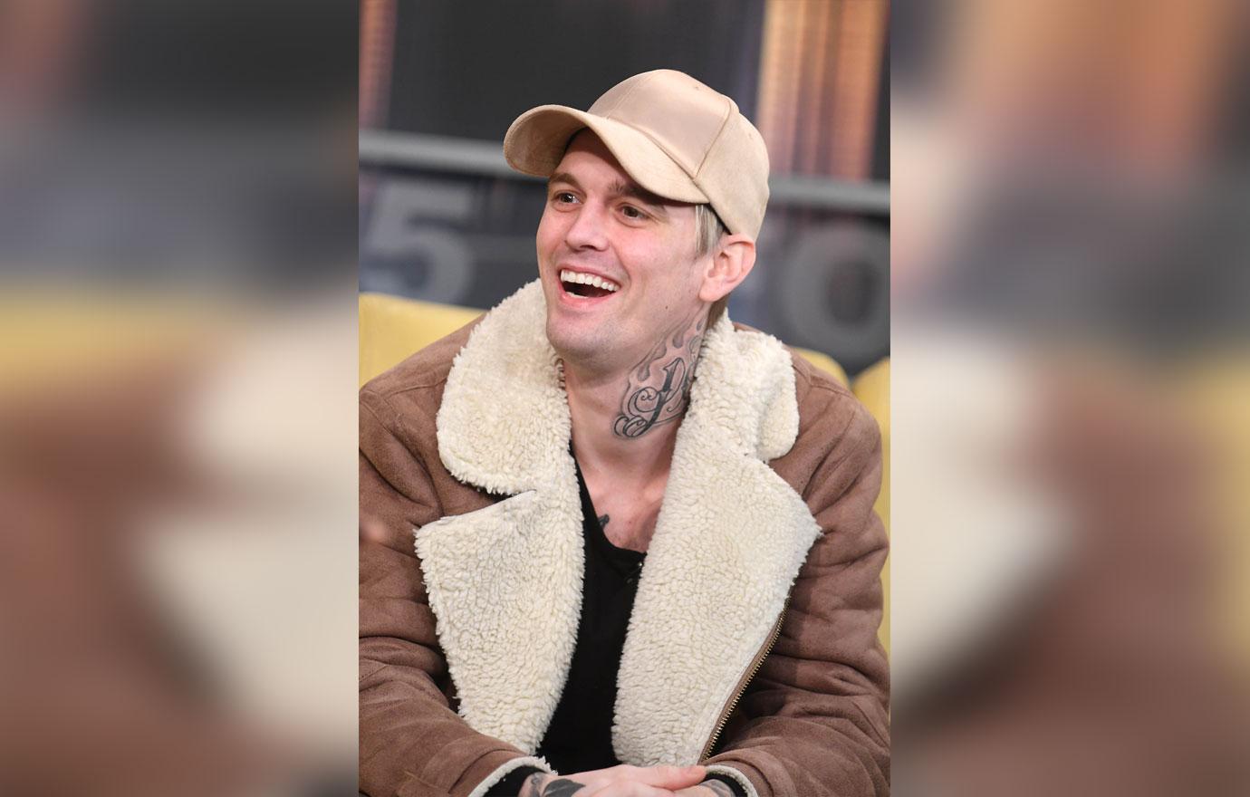 Aaron carter smiling