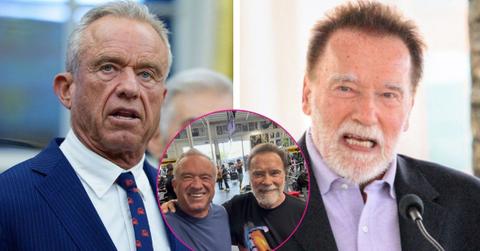 rfk jr arnold schwarzenegger gym selfie