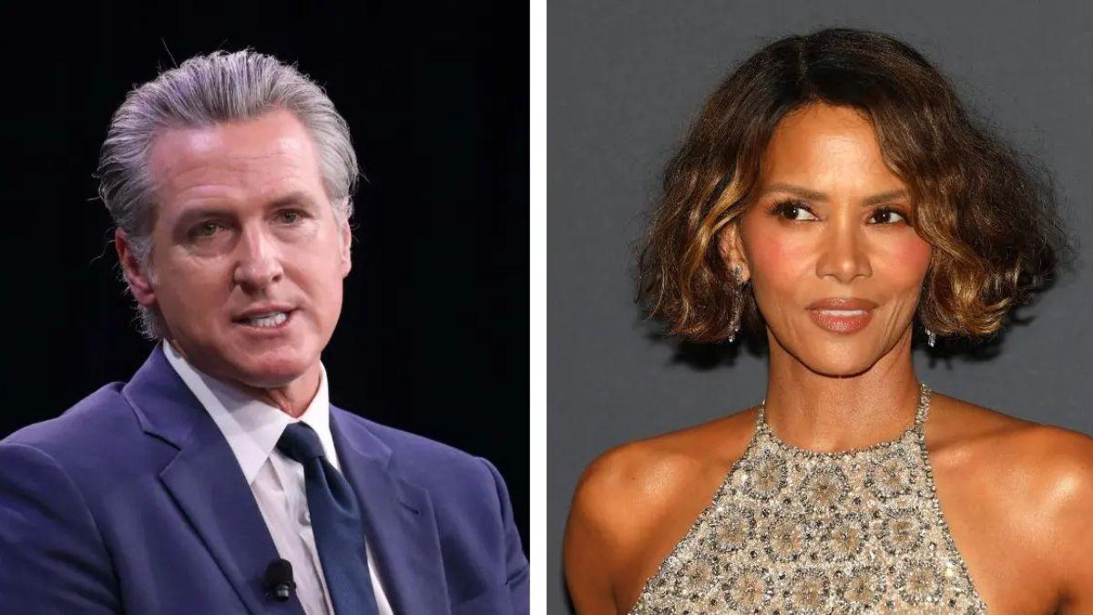 Photo of Halle Berry called out Gavin Newsom in December 2025.