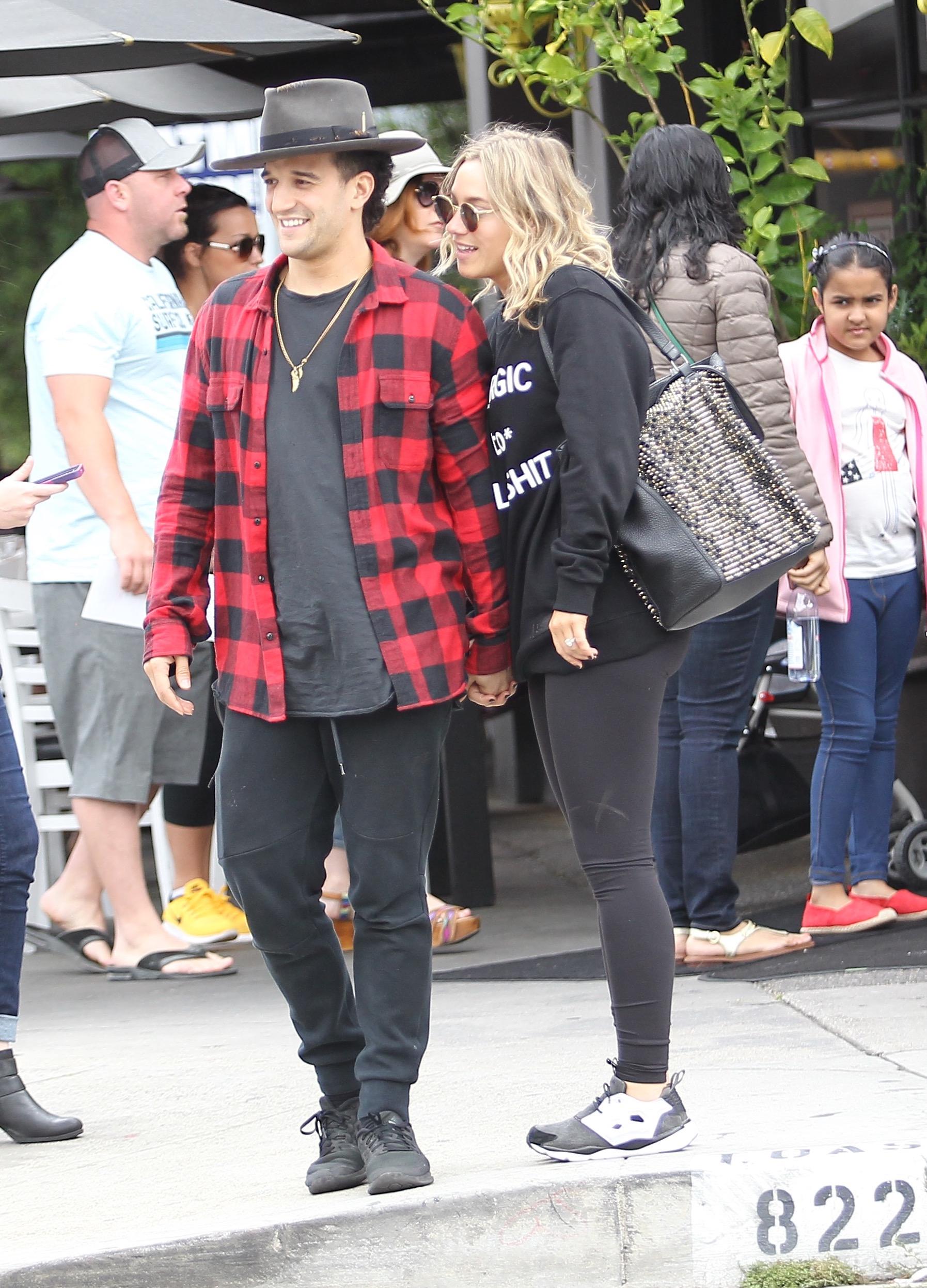 Mark Ballas with his fiance celebrate his birthday at Toast in Hollywood