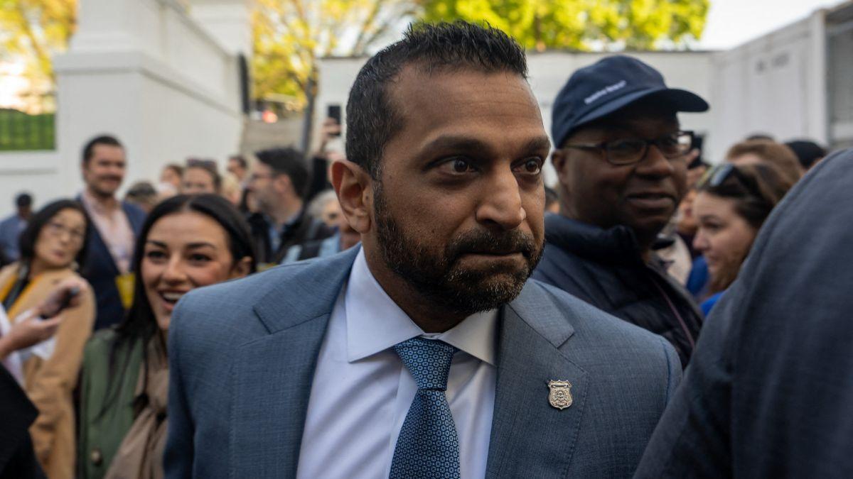 Image of Kash Patel has been criticized for his jet-setting lifestyle with country singer girlfriend Alexis Wilkins.