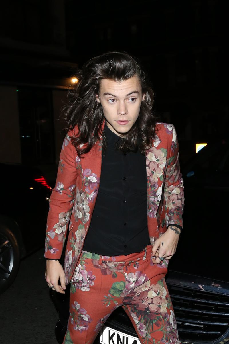 Harry Styles seen arriving at the Edition hotel in London.