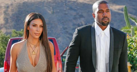 Hollywood couple Kim Kardashian and Kanye West dress up for a wedding