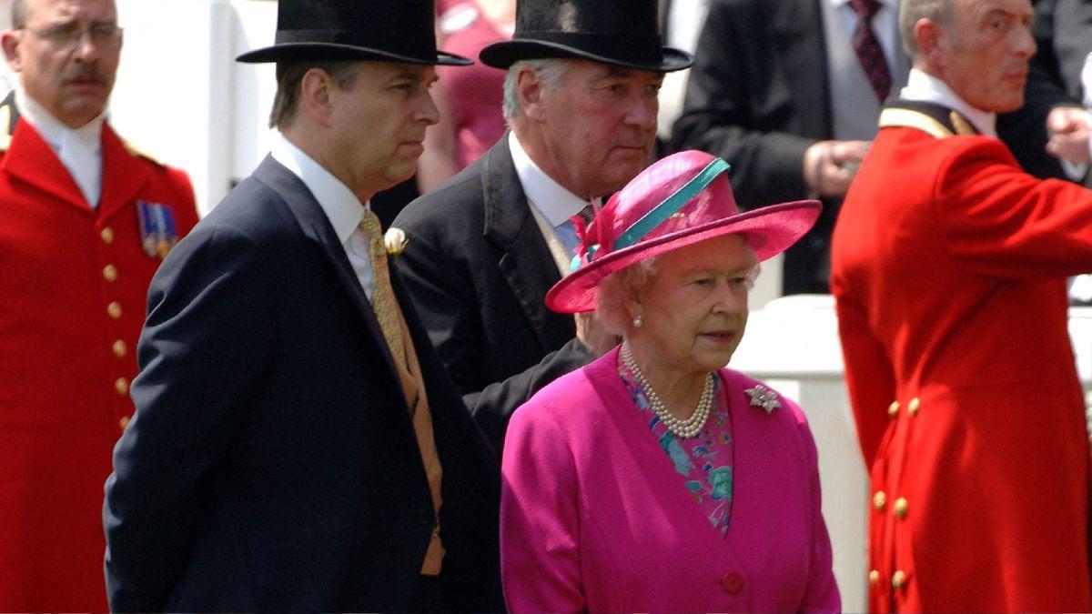 image of prince Andrew and queen elizabeth