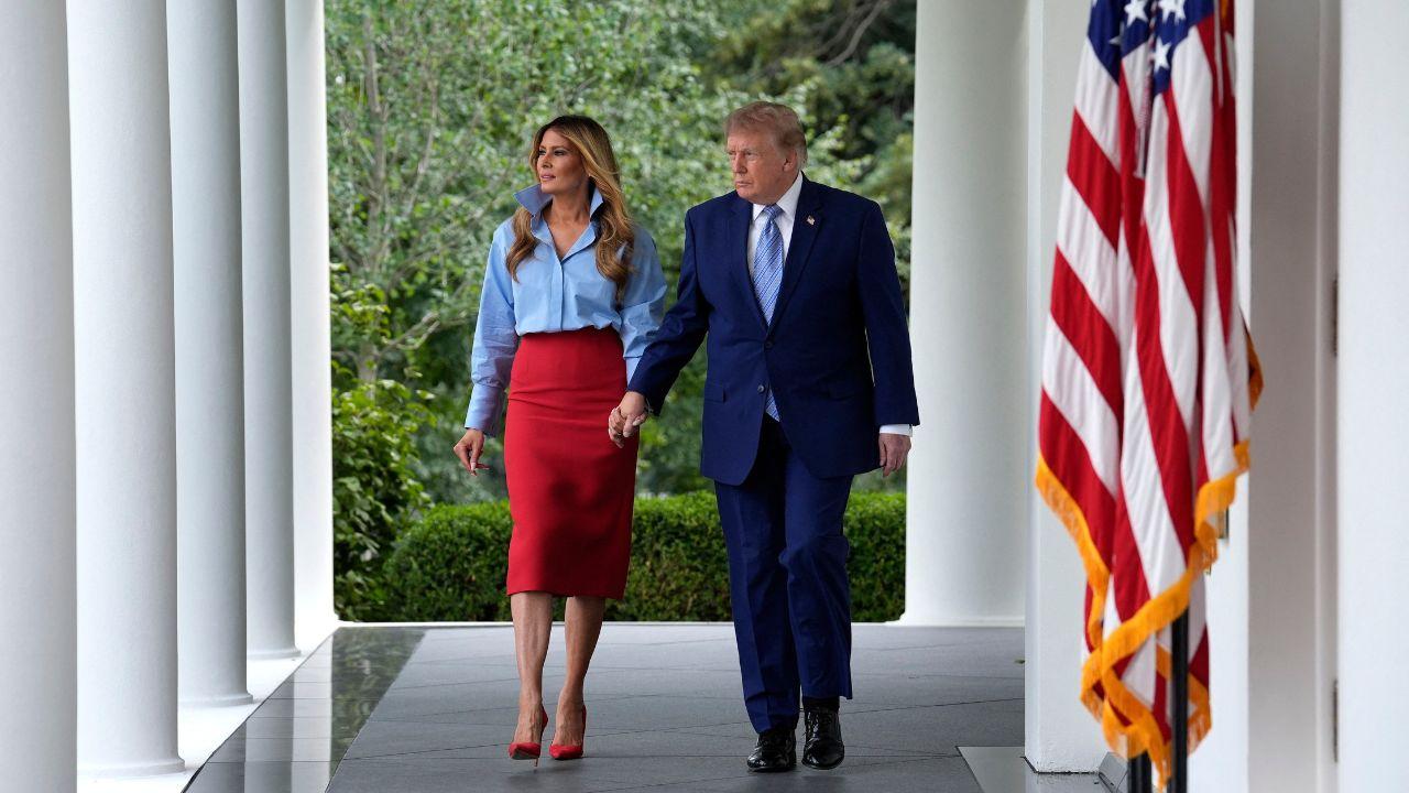 Image of Melania Trump went to the elementary school to advocate for technological advancement and argue that the U.S. should be the leading force in artificial intelligence.