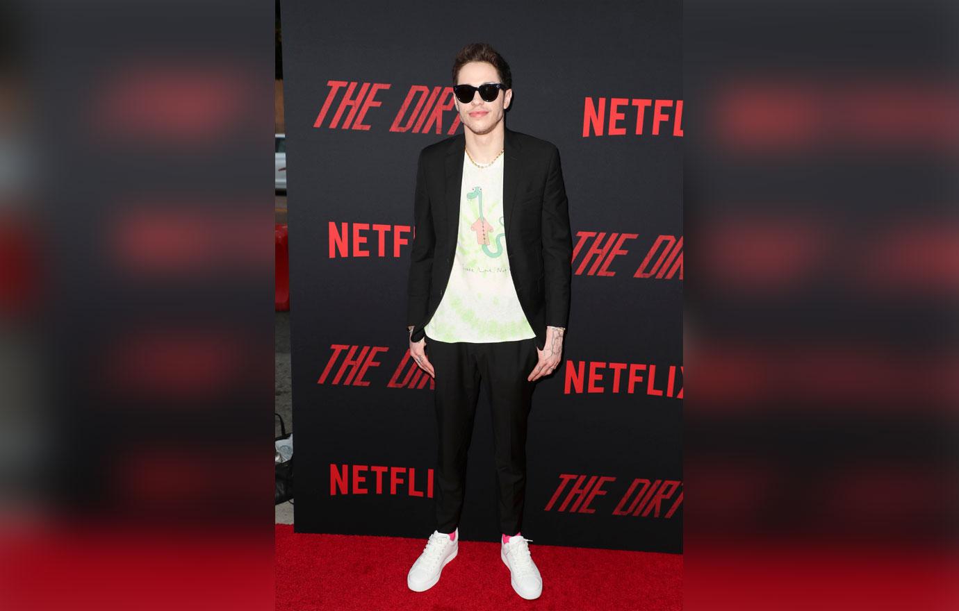 Pete Davidson On Red Carpet Kaia Gerber Podcast Taping