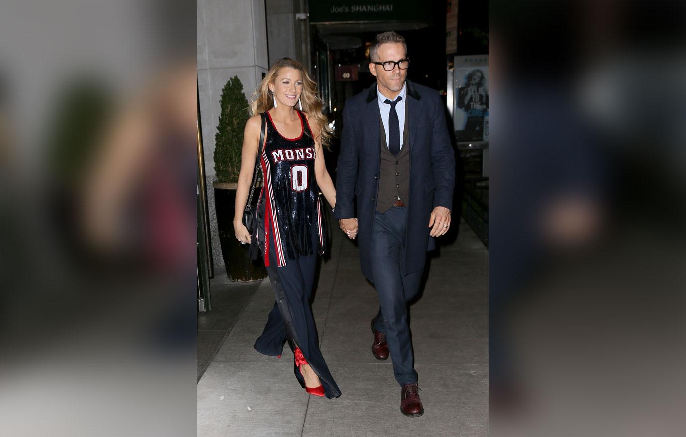 Blake lively and Ryan Reynolds attends a special movie screening in NYC