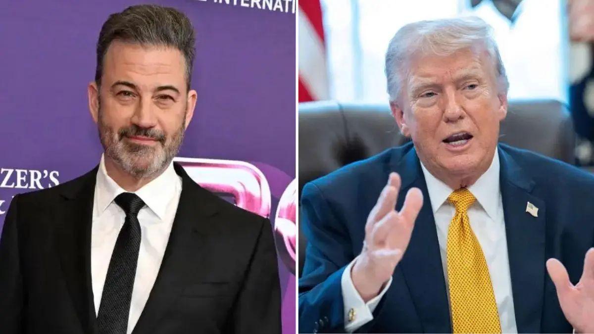 image of Jimmy Kimmel blasted Donald Trump for attempting to have his show scrapped. 