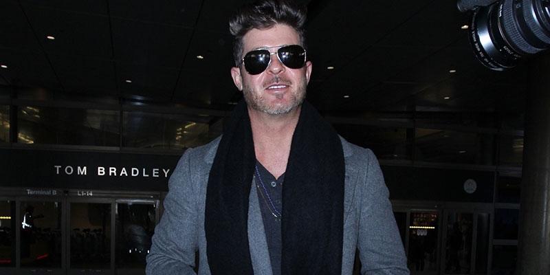 Robin thicke adorable pic baby girl main