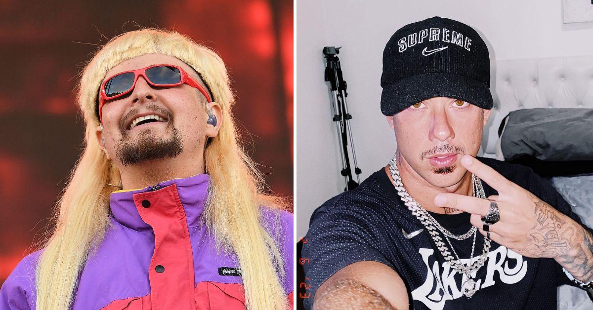 split photo of Oliver Tree & Victor WAO