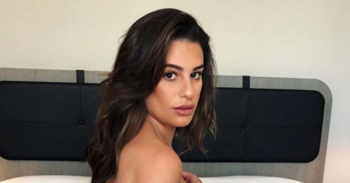 Lea Michele Goes Topless For New Boyfriend.