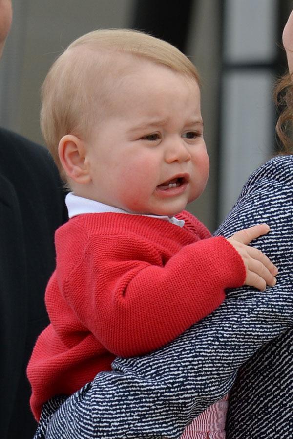 Prince george birthday two cute photos faces 05