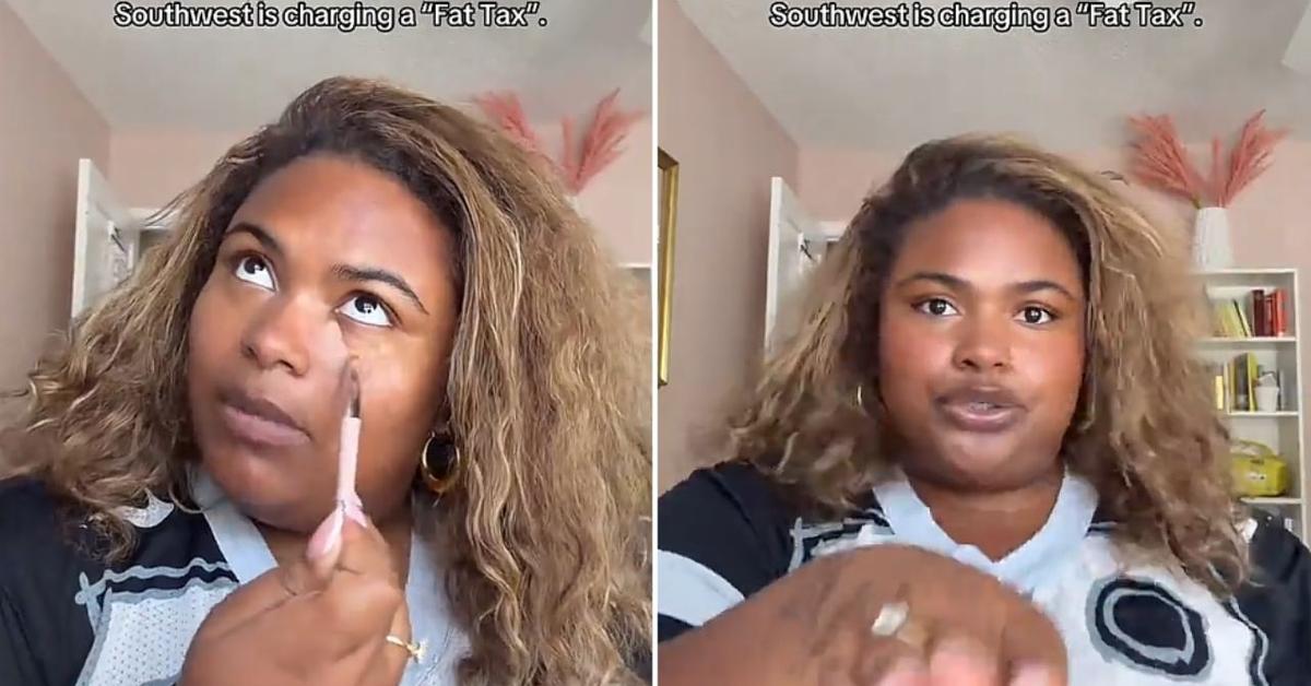Woman Is Mad After Allegedly Being Told to Buy an Extra Seat. Then She Accuses Southwest Airlines of Discrimination: ‘Charging a Fat Tax’ Woman Is Mad After Allegedly Being Told to Buy an Extra Seat. Then She Accuses Southwest Airlines of Discrimination: 'Charging a Fat Tax'