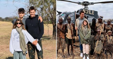 tom brady birthday trip kids best self post divorce photos