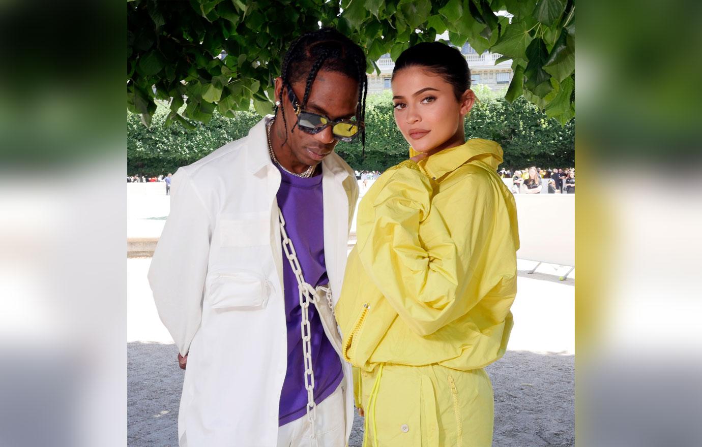 Kylie Jenner And Travis Scott At Paris Fashion Week Reconciliation Unlikely