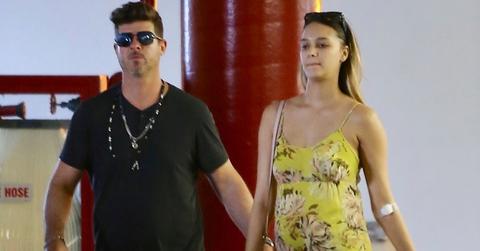 April love geary pregnancy robin thicke