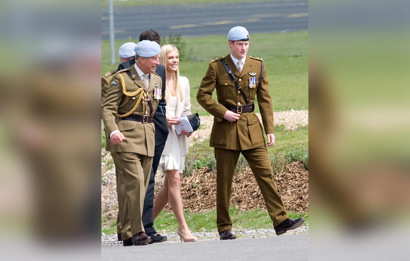 Prince Of Wales Presents Flying Badges To Students Including Prince Harry