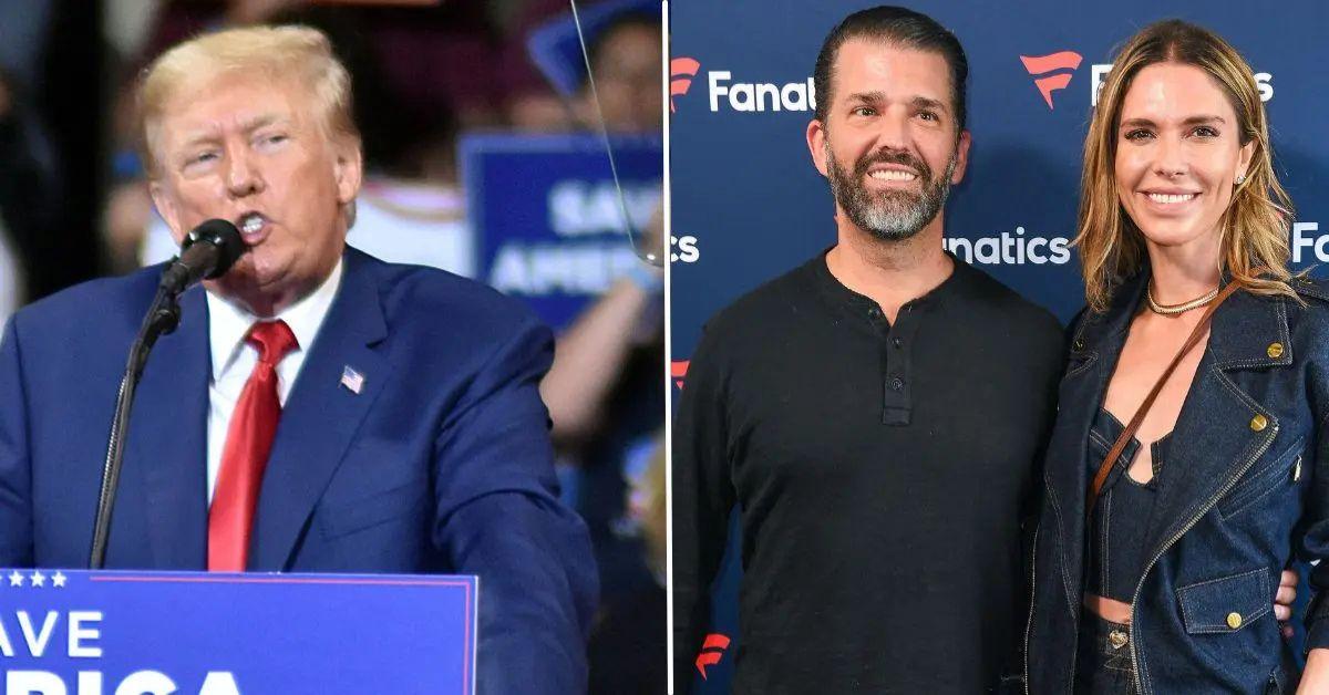 Photo of Donald Trump reportedly approves of Donald Trump Jr.'s engagement.