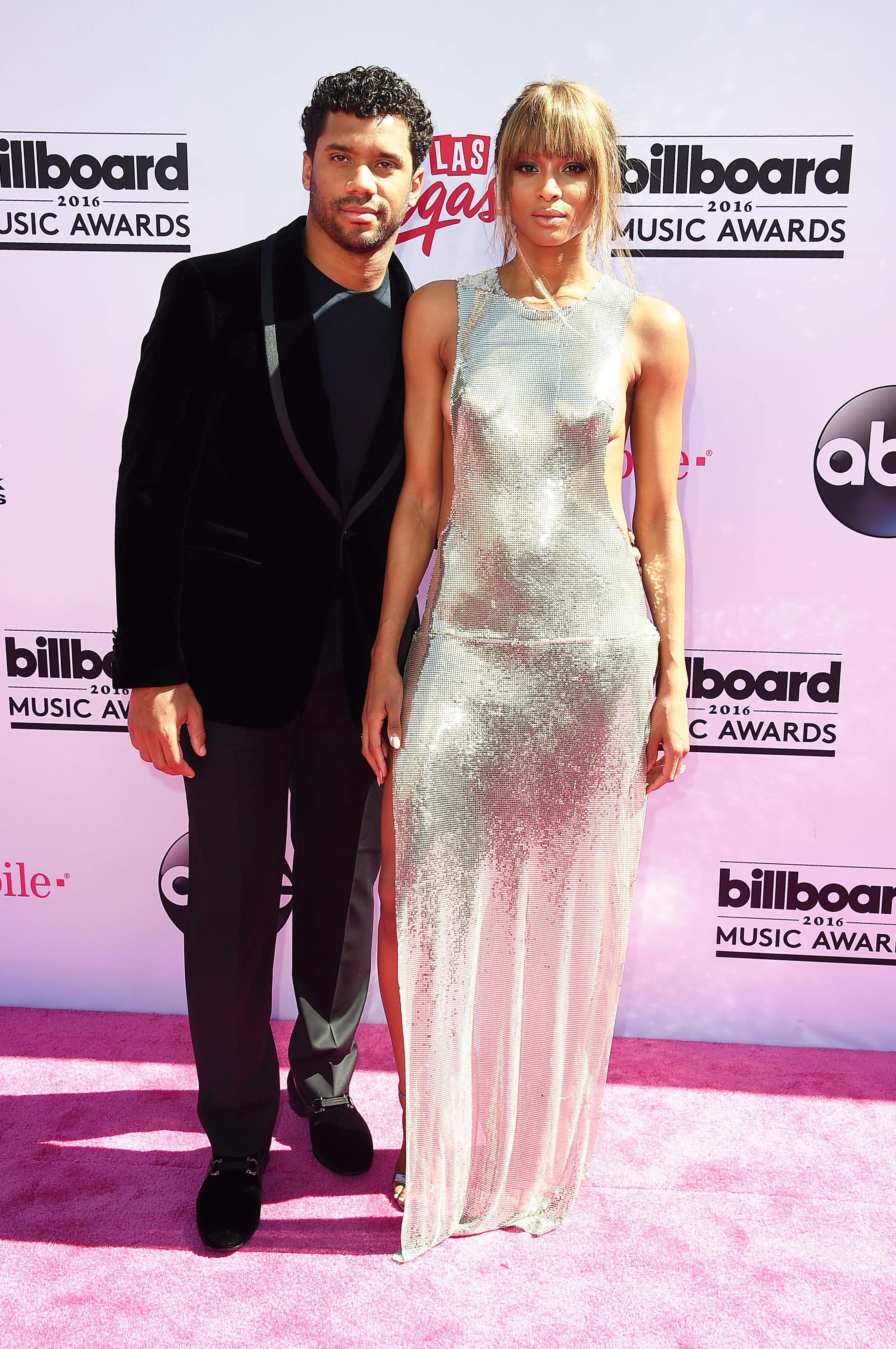 Ciara russell wilson laugh smile billboard music awards