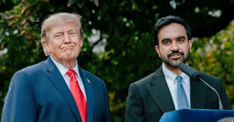 Photo of Donald Trump and Zohran Mamdani.
