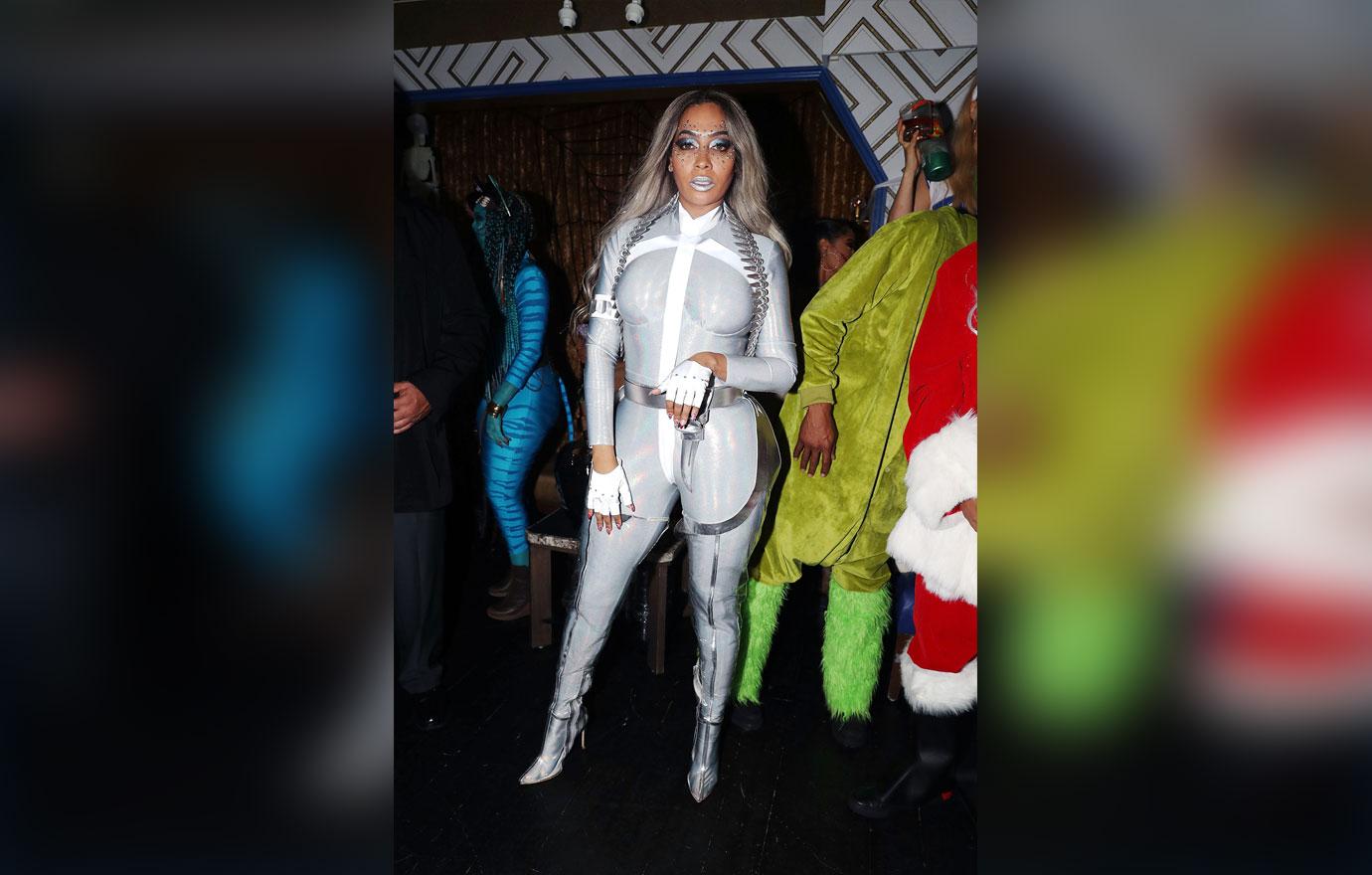 PICS La La Anthony Wears Superhero Costume For Halloween