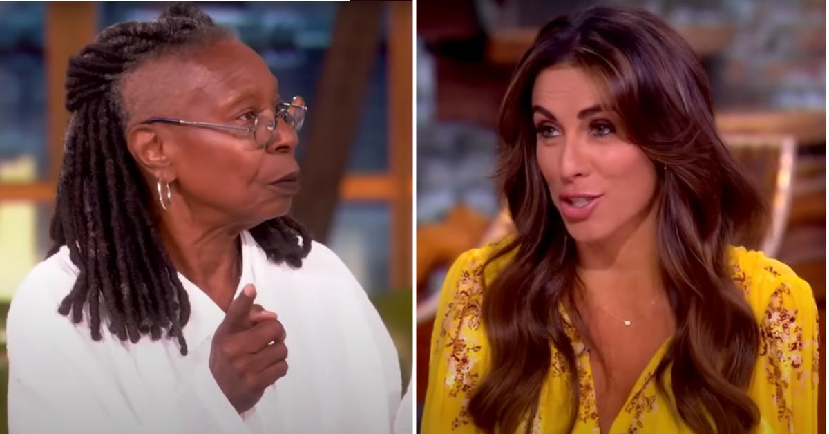 image of Whoopi Goldberg told Alyssa Farah Griffin to not cry 'at this job.'