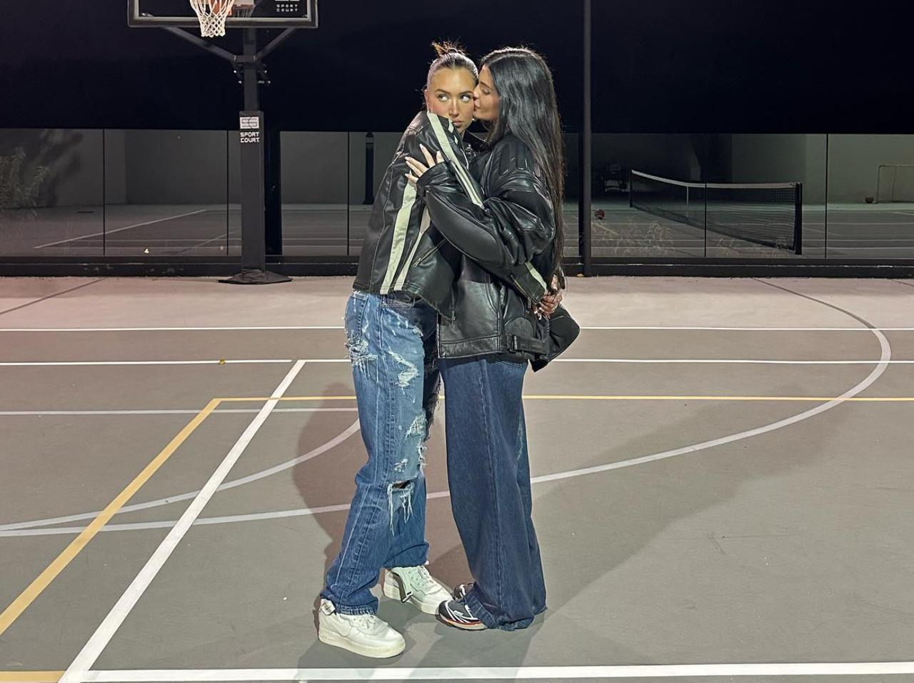 Kylie Jenner & Stassie Karanikolaou Kiss After Travis Scott Split